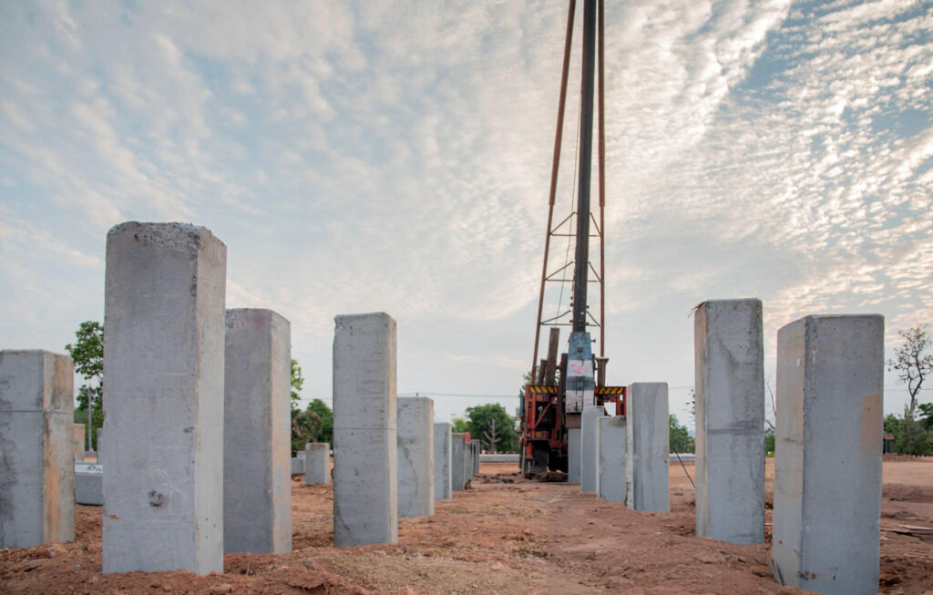 Pressed Concrete Pilings